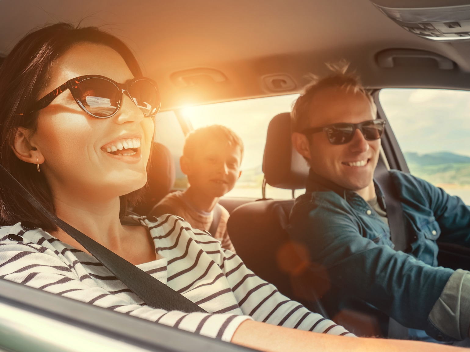 AC i bilen på sommaren