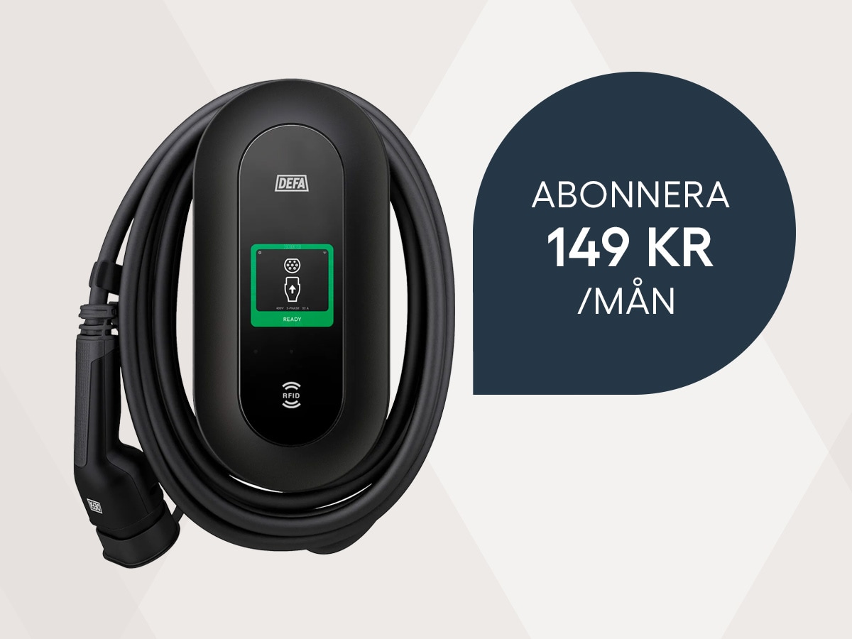 Abonnera på en laddbox för 149 kr/mån