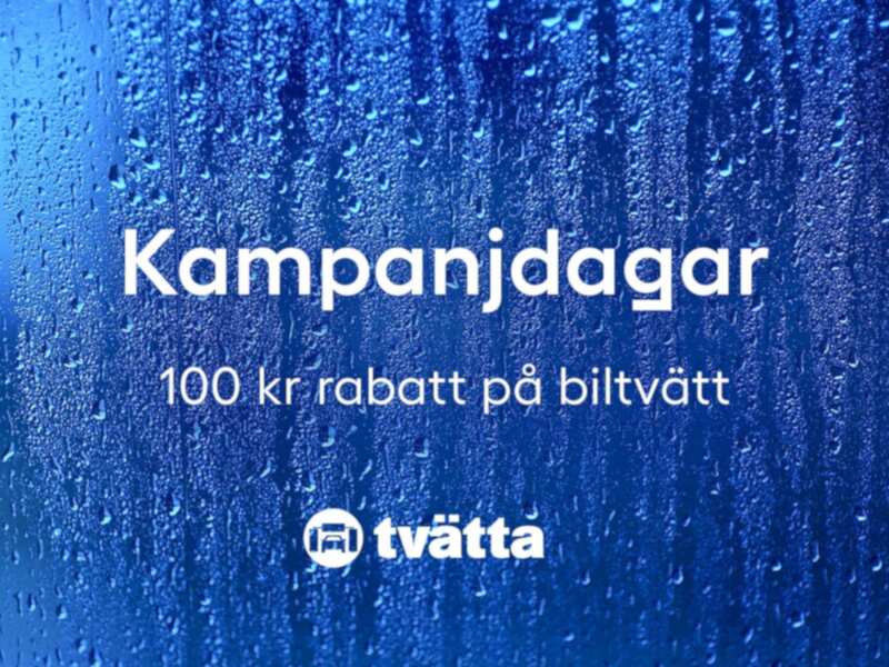 Bilia - 100 kr rabatt på biltvätt